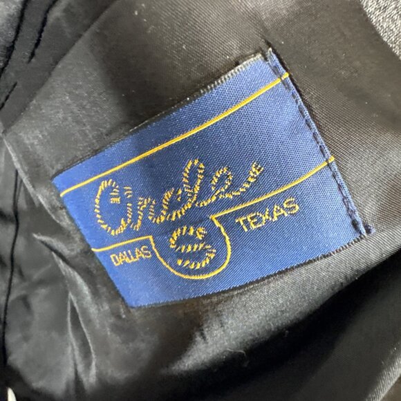Circle S Western Blazer Men’s 42R Gray Black Yoke Rodeo Cowboy Suit Jacket - Picture 5 of 6